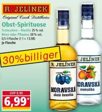 Norma R. JELÍNEK Obst-Spirituose 0,5 L Flasche Angebot