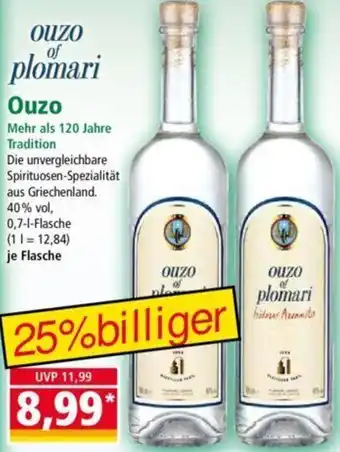 Norma Ouzo of plomari 0,7 L Flasche Angebot