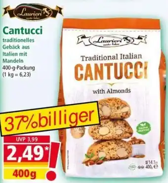 Norma Laurieri Cantucci 400 g Packung Angebot