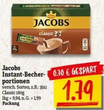 NP Discount Jacobs Instant-Becherportionen Angebot