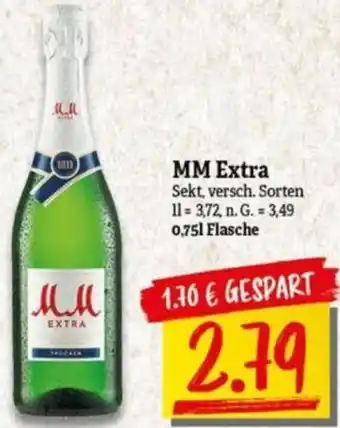 NP Discount MM Extra Sekt 0,75 L Flasche Angebot