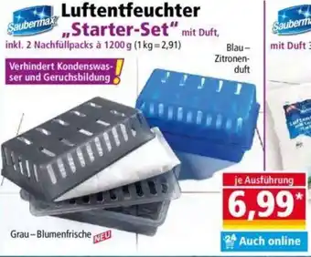 Norma Saubermax Luftentfeuchter ,,Starter-Set" Angebot