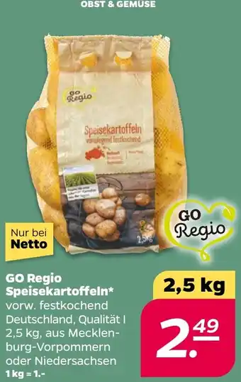 NETTO GO Regio Speisekartoffeln 2,5 kg Angebot