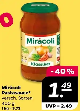 NETTO Mirácoli Pastasauce 400 g Angebot