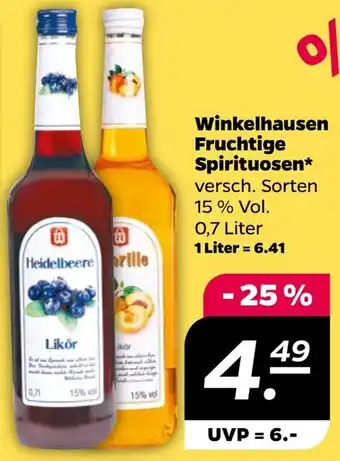 NETTO Winkelhausen Fruchtige Spirituosen 0,7 Liter Angebot