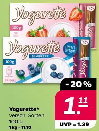 NETTO Yogurette 100 g Angebot