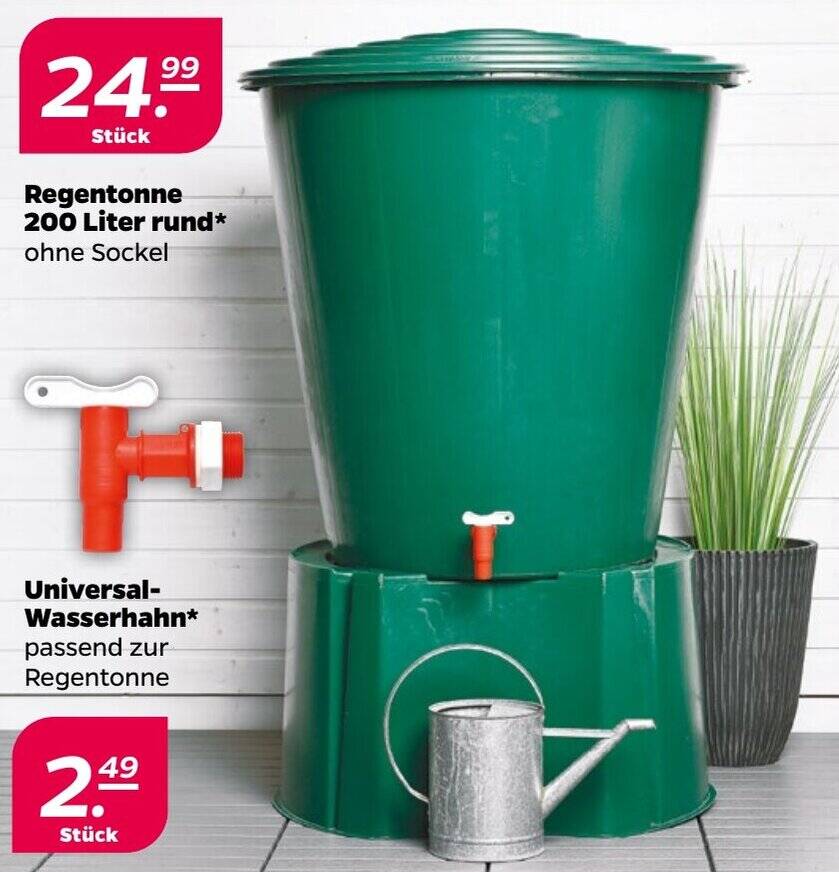 Wunderschne Regentonne 200 Liter Toom Fotos