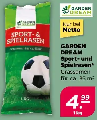 NETTO GARDEN DREAM Sport und Spielrasen 1 kg Angebot