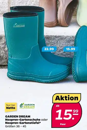 NETTO GARDEN DREAM Neopren-Gartenschuhe oder Neopren-Gartenstiefel Angebot