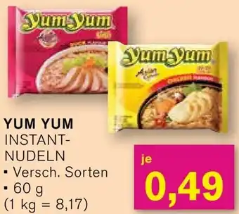 KODi YUM YUM INSTANT NUDELN 60 g Angebot