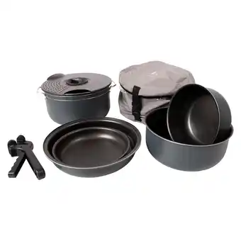 Netto Marken-Discount BO-CAMP Kochset Camping Aluminium Trekking Kochgeschirr Alu Topf Pfanne 7-teilig Angebot