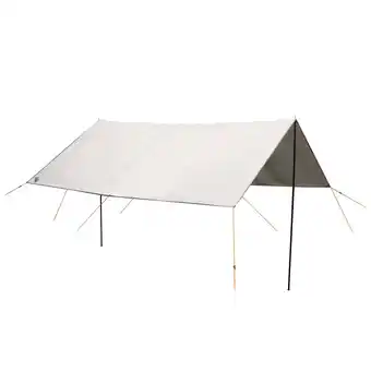 Netto Marken-Discount HIGH PEAK Capri 3.0 Tarp Sonnensegel Camping Vor Zelt Plane UV80 Schutz 3 m Angebot