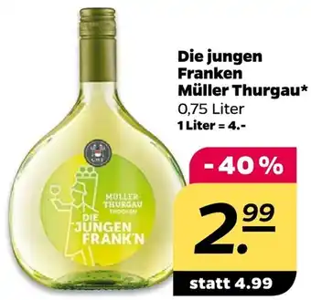 NETTO Die jungen Franken Müller Thurgau 0,75 Liter Angebot