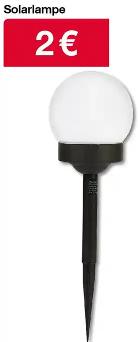 Woolworth Solarlampe Angebot