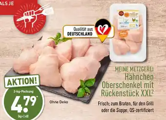 Aldi Nord Meine Metzgerei Hähnchen Oberschenkel mit Rückenstück XXL 2kg Angebot