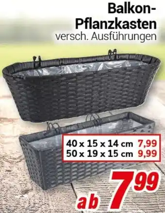 CENTERSHOP Balkon-Pflanzkasten Angebot