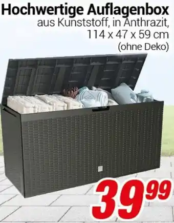 CENTERSHOP Hochwertige Auflagenbox Angebot