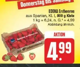 nah & gut EDEKA Erdbeeren 800g Angebot