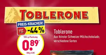 Aldi Nord Toblerone 100 g Angebot