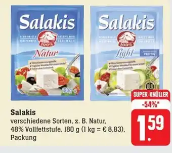 Schmidt's Märkte Salakis Natur / Light 180g Angebot