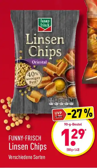 Aldi Nord Funny Frisch Linsen Chips 90g Angebot