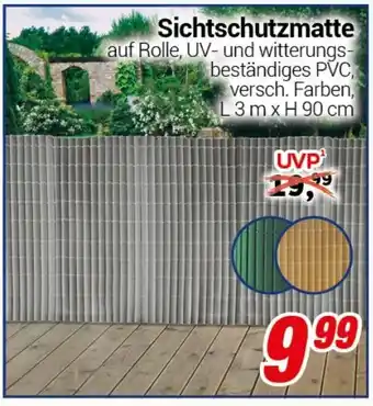 CENTERSHOP Sichtschutzmatte Angebot