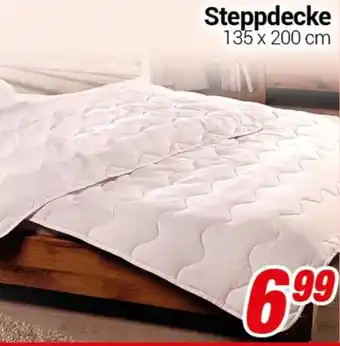 CENTERSHOP Steppdecke 135 x 200 cm Angebot