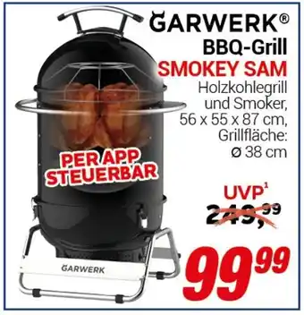 CENTERSHOP GARWERK BBQ-Grill SMOKEY SAM Angebot