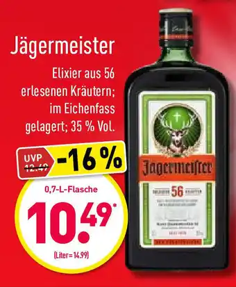 Aldi Nord Jägermeister 0,7L Angebot