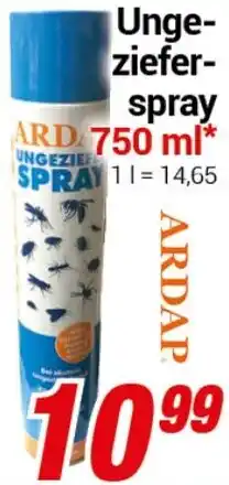 CENTERSHOP ARDAP Ungezieferspray 750 ml Angebot