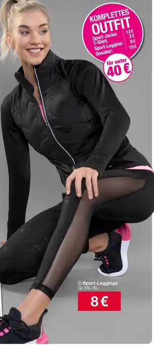 Woolworth Sport-Leggings Gr. XS-XL Angebot