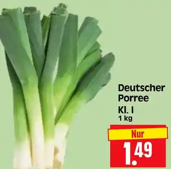 Edeka Herkules Deutscher Porree 1 kg Angebot