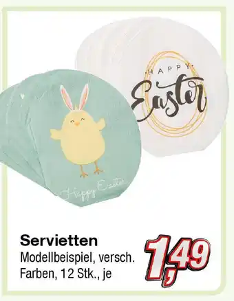 KiK Servietten Angebot