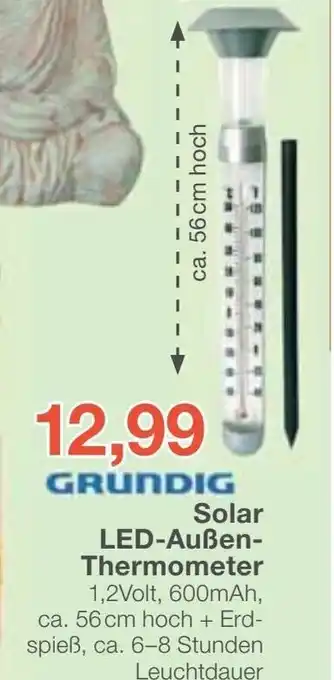 Jawoll Grundig Solar LED Außen Thermometer Angebot