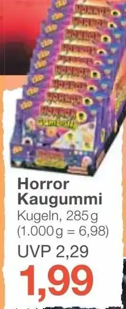 Jawoll Horror Kaugummi 285g Angebot