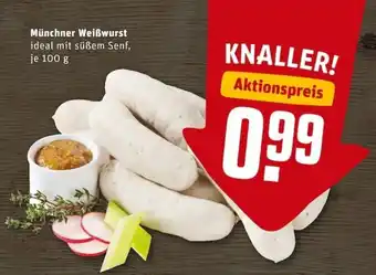 REWE PETZ Münchener Weißwurst 100g Angebot