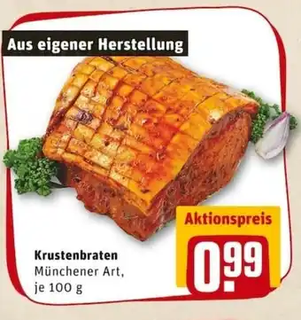 REWE PETZ Krustenbraten 100g Angebot