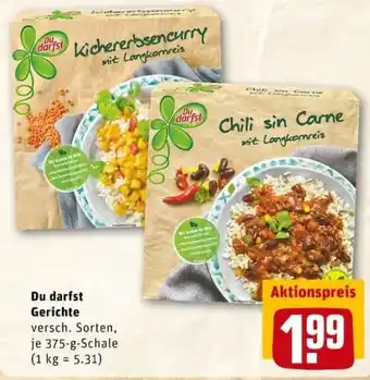 REWE PETZ Du darfst Gerichte 375g Angebot