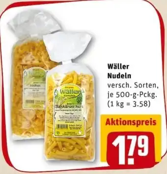 REWE PETZ Wäller Nudeln 500g Angebot