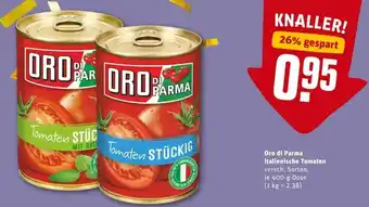 REWE PETZ Oro di Parma Italienische Tomaten 400g Angebot