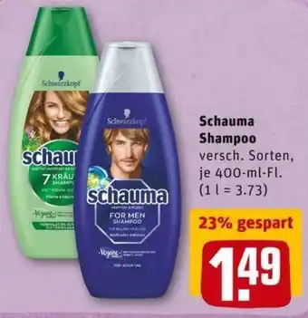 REWE PETZ Schauma Shampoo 400ml Angebot