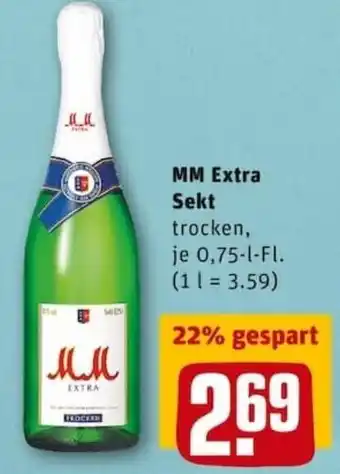 REWE PETZ MM Extra Sekt 0,75L Angebot