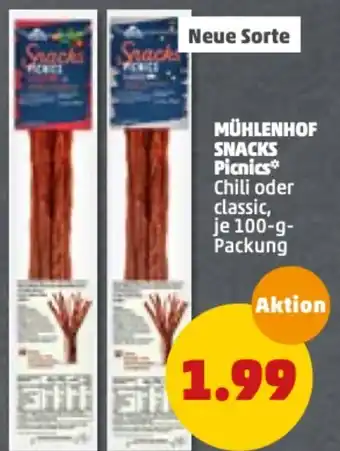 PENNY Mühlenhof Snacks Picnics 100g Angebot