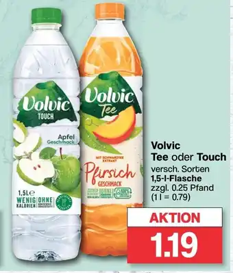 Famila Nord West Volvic Tee Tee oder Touch 1,5 l Flasche Angebot