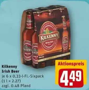 REWE PETZ Kilkenny Irish Beer 6x0,33L Angebot