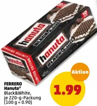 PENNY Ferrero Hanuta 220g Angebot