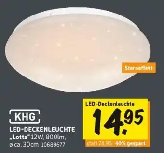 SCONTO KHG LED Deckenleuchte Lotta Angebot