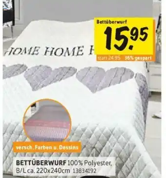 SCONTO Bettüberwurf Angebot