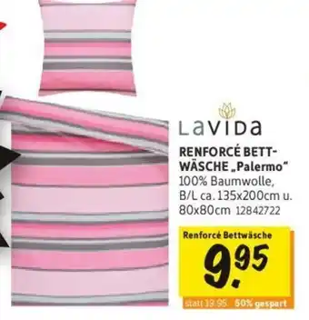 SCONTO Lavida Renforce Bettwäsche Palermo Angebot