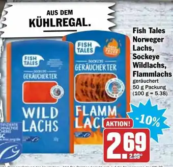 HIT Ullrich Fisch Tales Norweger Lachs, Sockeye Wildlachs, Flammlachs 50g Angebot